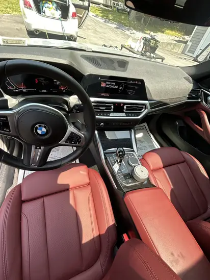 Clean BMW front seats